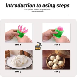 Momos Maker – Plastic Mold & Filling Spoon for Dumplings | ChefAura