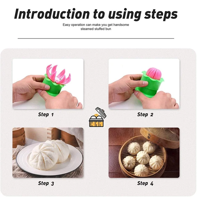 Momos Maker – Plastic Mold & Filling Spoon for Dumplings | ChefAura