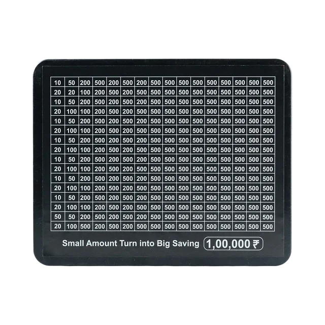 Money Saving Challenge Board – Reusable 15 × 19 cm with Pen