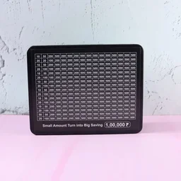 Money Saving Challenge Board – Reusable 15 × 19 cm with Pen