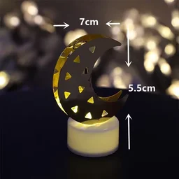Moon Shaped Flameless LED Candles – Set of 12 with Warm Glow
