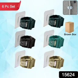 Mop & Broom Holder Clips – Strong Self-Adhesive Grip Set