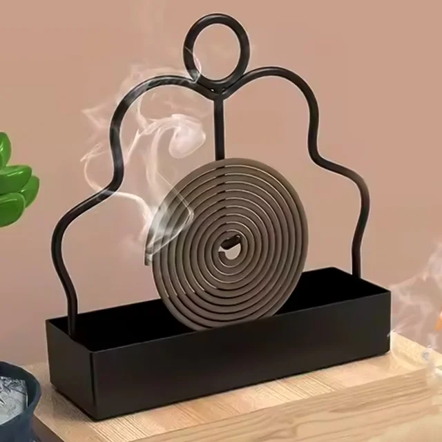Mosquito Coil Holder – Safe Ash Catcher Stand for Home Use