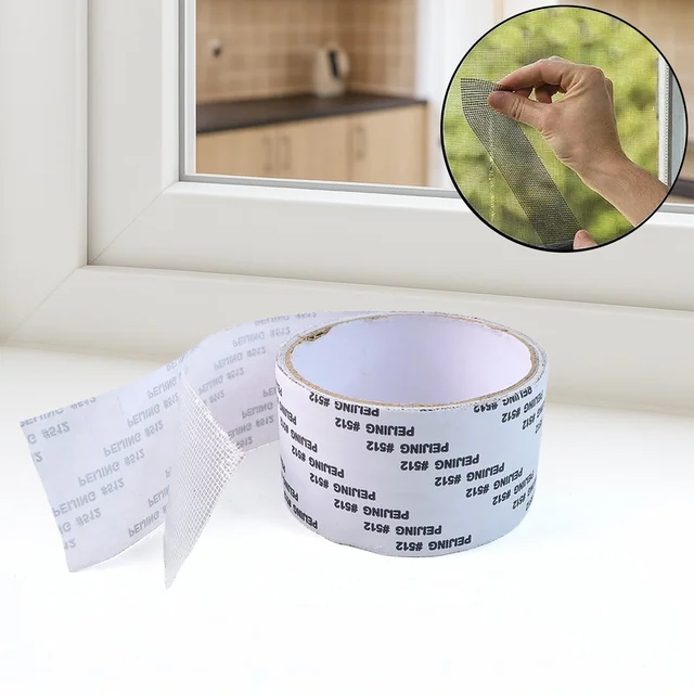 Mosquito Net Repair Tape – Strong Adhesive & Durable Mesh Roll 5x180 Cm
