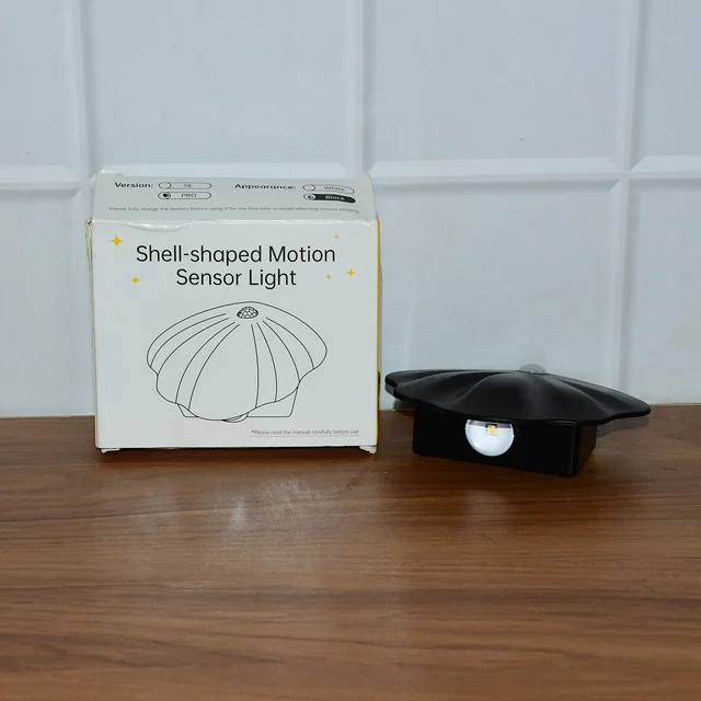 Motion Sensor Night Light – Shell-Shaped Soft Glow LED