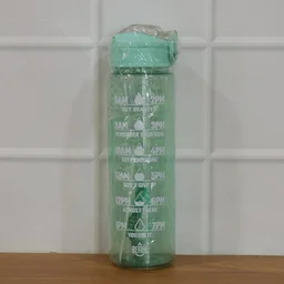 Motivational Water Bottle – 900ML with Time Marker & Flip Lid
