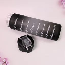 Motivational Water Bottle with Straw & Time Marker | Own Hydrate