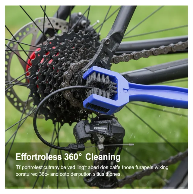 Motorbike Chain Cleaner – Efficient 3D Brush Tool for Bikes | Velvet Wheels