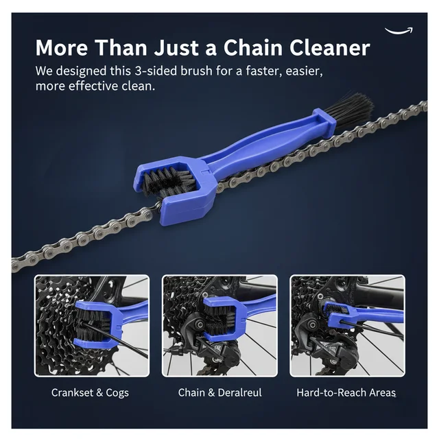 Motorbike Chain Cleaner – Efficient 3D Brush Tool for Bikes | Velvet Wheels