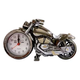 Motorcycle Alarm Clock – Stylish Analog Table Clock for Home Decor