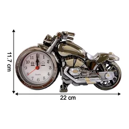 Motorcycle Alarm Clock – Stylish Analog Table Clock for Home Decor