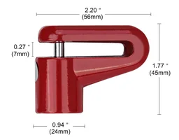Motorcycle Disc Lock Anti Theft Wheel Security