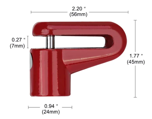 Motorcycle Disc Lock Anti Theft Wheel Security