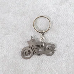 Motorcycle Keychain – Durable Metal Silhouette for Indian Riders