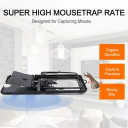 Mouse Trap – Reusable Metal Rodent Catcher for Quick Control (2 Pc)