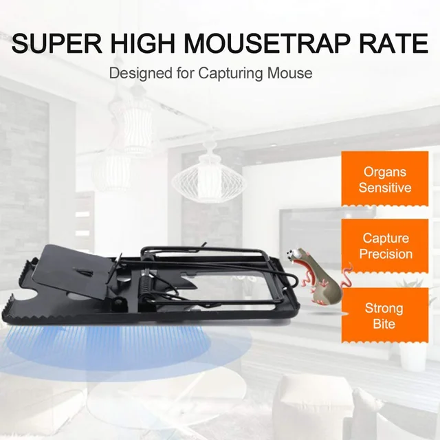 Mouse Trap – Reusable Metal Rodent Catcher for Quick Control (2 Pc)
