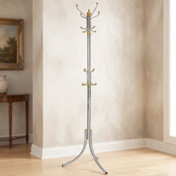 Multi Hook Metal Cloth Hanger Stand for Clothes Organisation at Home (1 Pc)