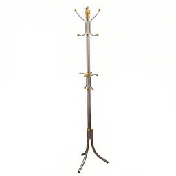 Multi Hook Metal Cloth Hanger Stand for Clothes Organisation at Home (1 Pc)