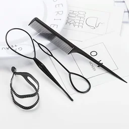 Multi Purpose 4 in 1 Hair Styling Tool Kit – Easy DIY Hairstyles