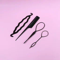 Multi Purpose 4 in 1 Hair Styling Tool Kit – Easy DIY Hairstyles