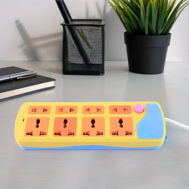 Multi Socket Extension Board – 8 Universal Sockets with Master Switch
