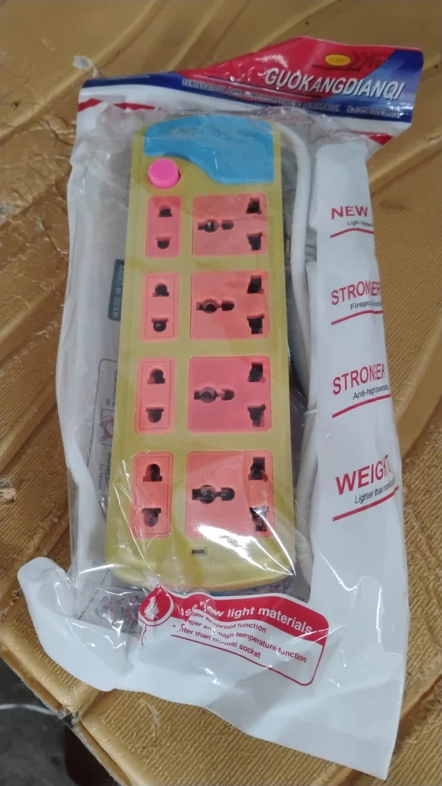 Multi Socket Extension Board – 8 Universal Sockets with Master Switch
