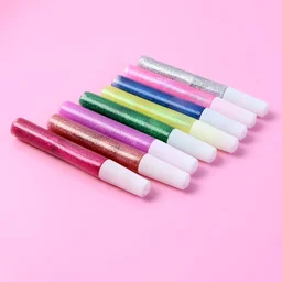 Multi-Color Glitter Craft Glue Pen Set – 8 Vibrant 10 ml Tubes