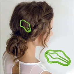 Multicolor Hair Clips – Vibrant Metal Hairpins for Daily Style