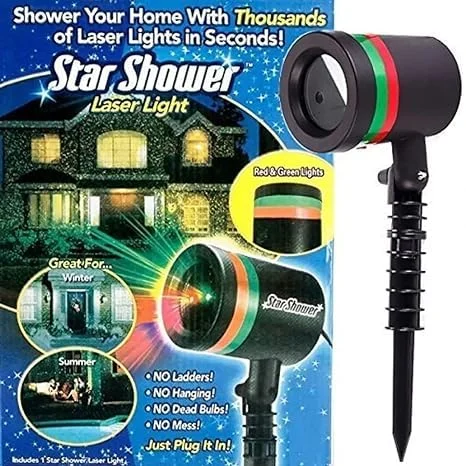 Multicolor Outdoor Laser Projector – Star Motion Light | Styleva