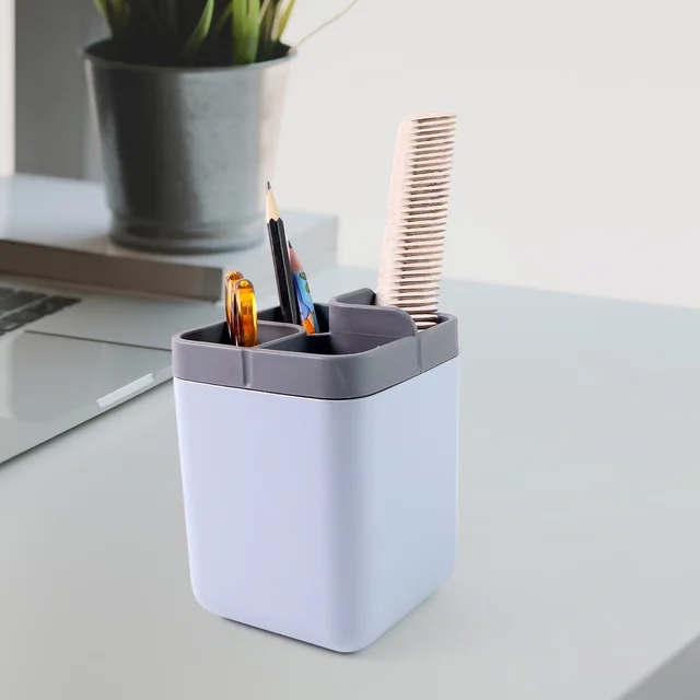 Multi-Compartment Desk Organizer – Durable & Space-Saving Holder