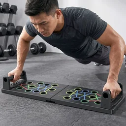 Multifunction Foldable Push Up Board – Space-Saving Upper Body Trainer