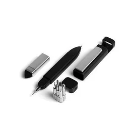 Multi-Function Pen – 4-in-1 Phone Holder & Screwdriver Set | Velvet Wipe