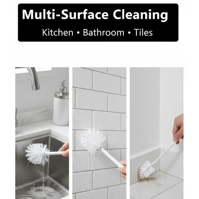 Multifunctional Cleaning Brush – For Bottles & Jars, Durable & Ergonomic