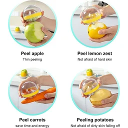 Multifunctional Round Peeler – Peel-Catching & Ergonomic | Quickslice