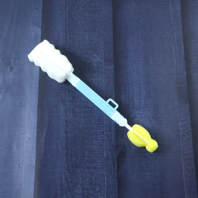 Multipurpose Bottle Cleaning Brush – Long Handle Soft Sponge for Easy Reach