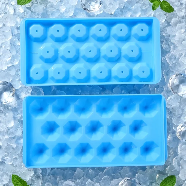 Multipurpose Ice Cube Tray, Flexible Mold for Drinks & Snacks