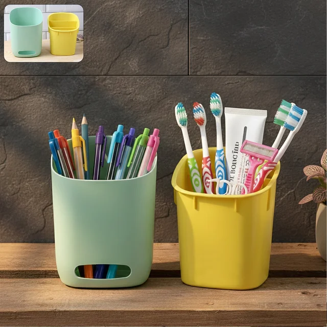 Multipurpose Organizer Holder, Dual Storage for Bathroom & Desk