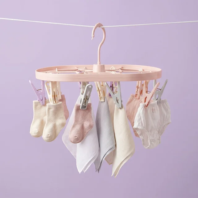 Multipurpose Plastic Hanger Clips Set – Strong Clothes Gripping Tool