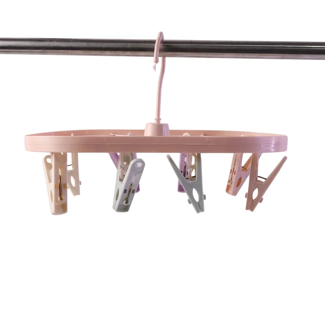 Multipurpose Plastic Hanger Clips Set – Strong Clothes Gripping Tool