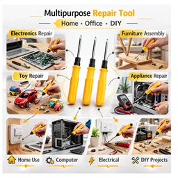 Multipurpose Screwdriver – 2-in-1 Tool with Ergonomic Grip | XcelGrip