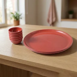 Multipurpose Serving Plate and Bowl Set – Durable & Stylish for Daily Use