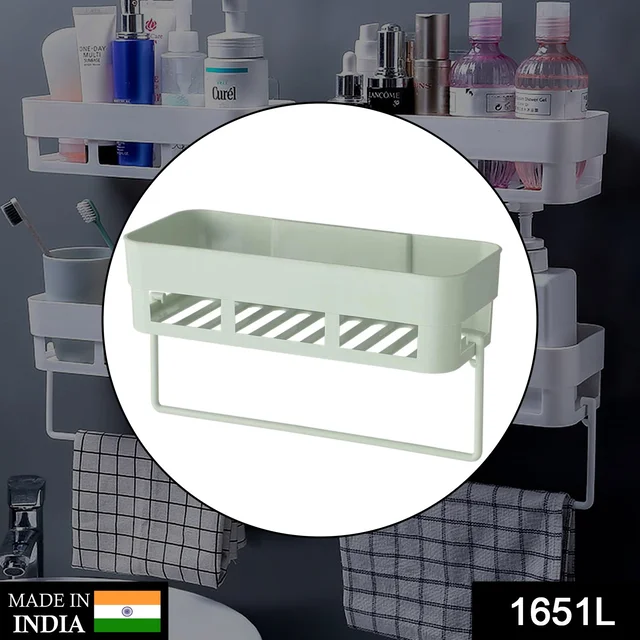 Multipurpose Wall Shelf – No-Drill Bathroom & Kitchen Storage | Bathora