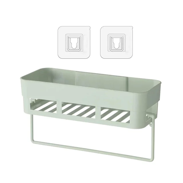 Multipurpose Wall Shelf – No-Drill Bathroom & Kitchen Storage | Bathora