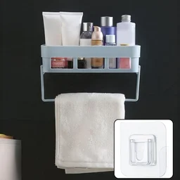 Multipurpose Wall Shelf – No-Drill Bathroom & Kitchen Storage | Bathora