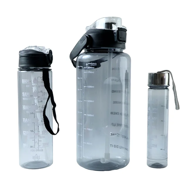 Multipurpose Water Bottle Set – 3 Sizes for Every Hydration Need