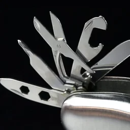 Multi-Tool LED Flashlight 7 in 1 Emergency Tool