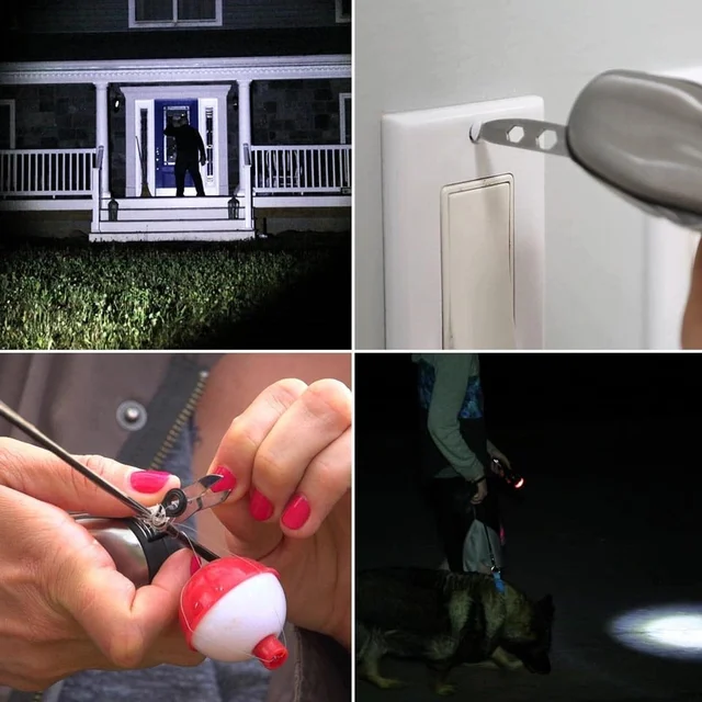 Multi-Tool LED Flashlight 7 in 1 Emergency Tool