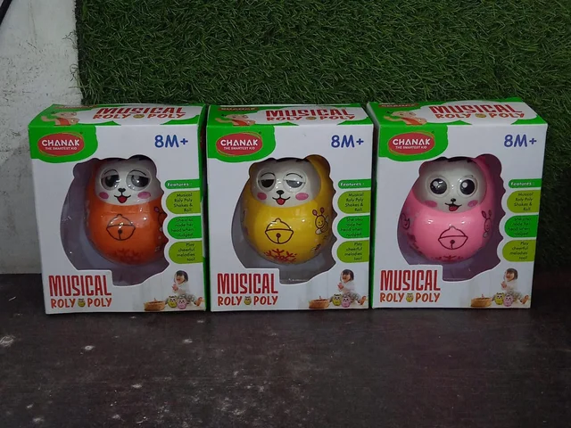Musical Roly Poly Toy – Wobbling Doll for Babies | Aditi