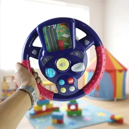Musical Steering Wheel Toy – Interactive Sound & Light for Toddlers