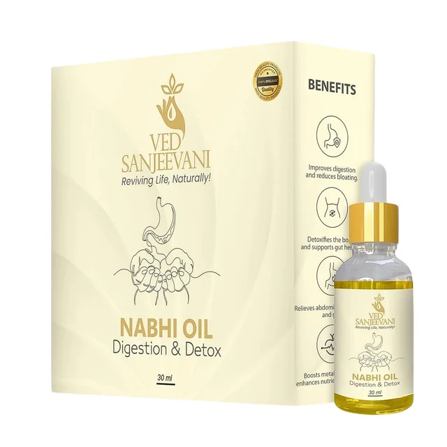 Nabhi Oil for Digestion – Organic Ayurvedic Detox & Gut Health